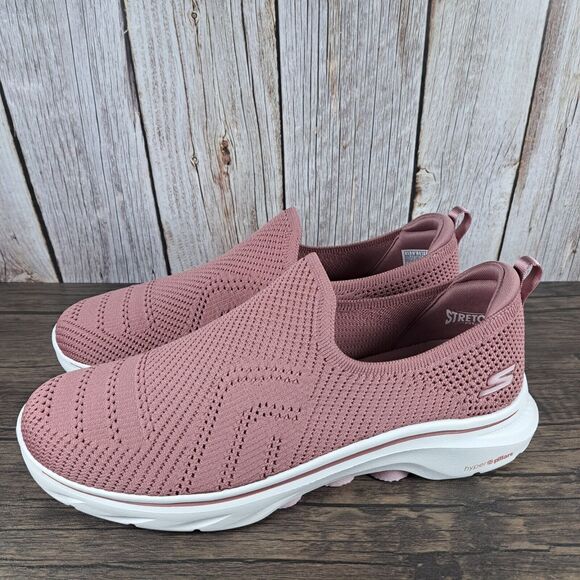 Skechers Shoes - Skechers Go Walk 7 Amina Stretch Slip On Walking Shoes Women's Sz 11 Mauve NWOB